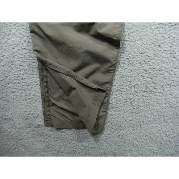 REI Pants Mens Size M 35 X 31 Green Convertible Cargo Belted Ankle Zip UPF 50+ - Picture 14 of 16